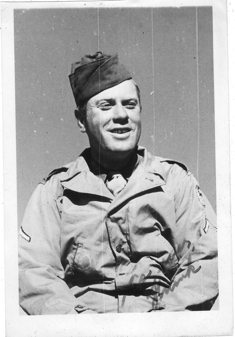 Photograph (103)
1942, Reasmsville, KS.  Frank Nelson in Army uniform.
